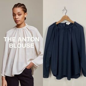 Need Supply Anton Blouse Navy